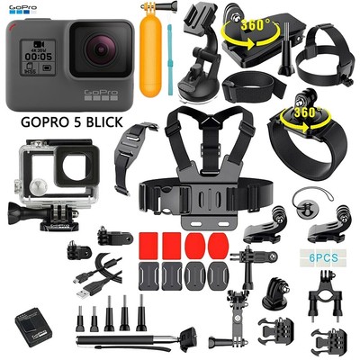 Gopro Hero 5 Black Edition Camera With 40pcs Accessories Waterproof Case Ebay