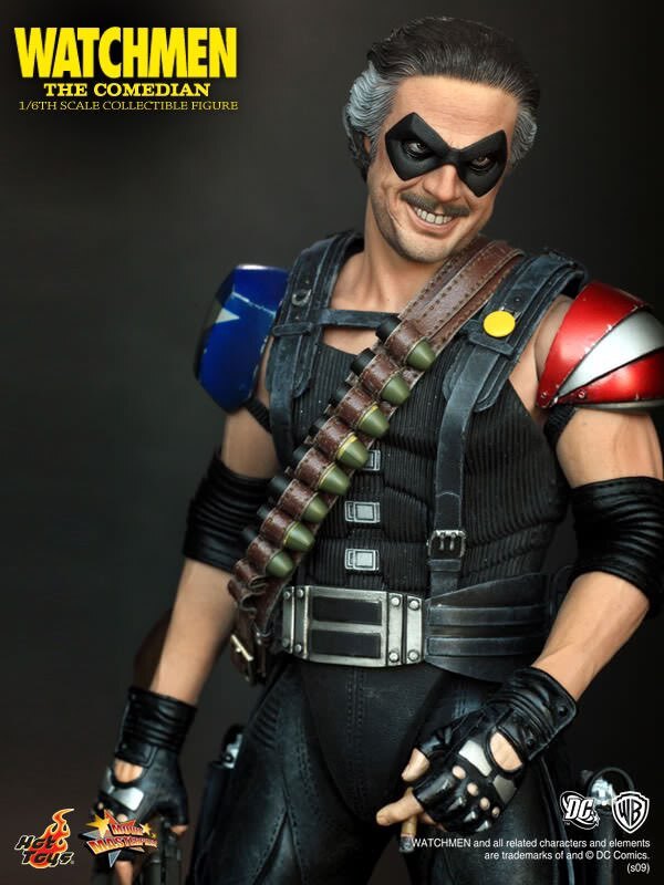 俳優リーレンチェンmodel置物 Hot Toys Watchmen The Comedian MMS115 Jeffrey Dean Morgan 1/6