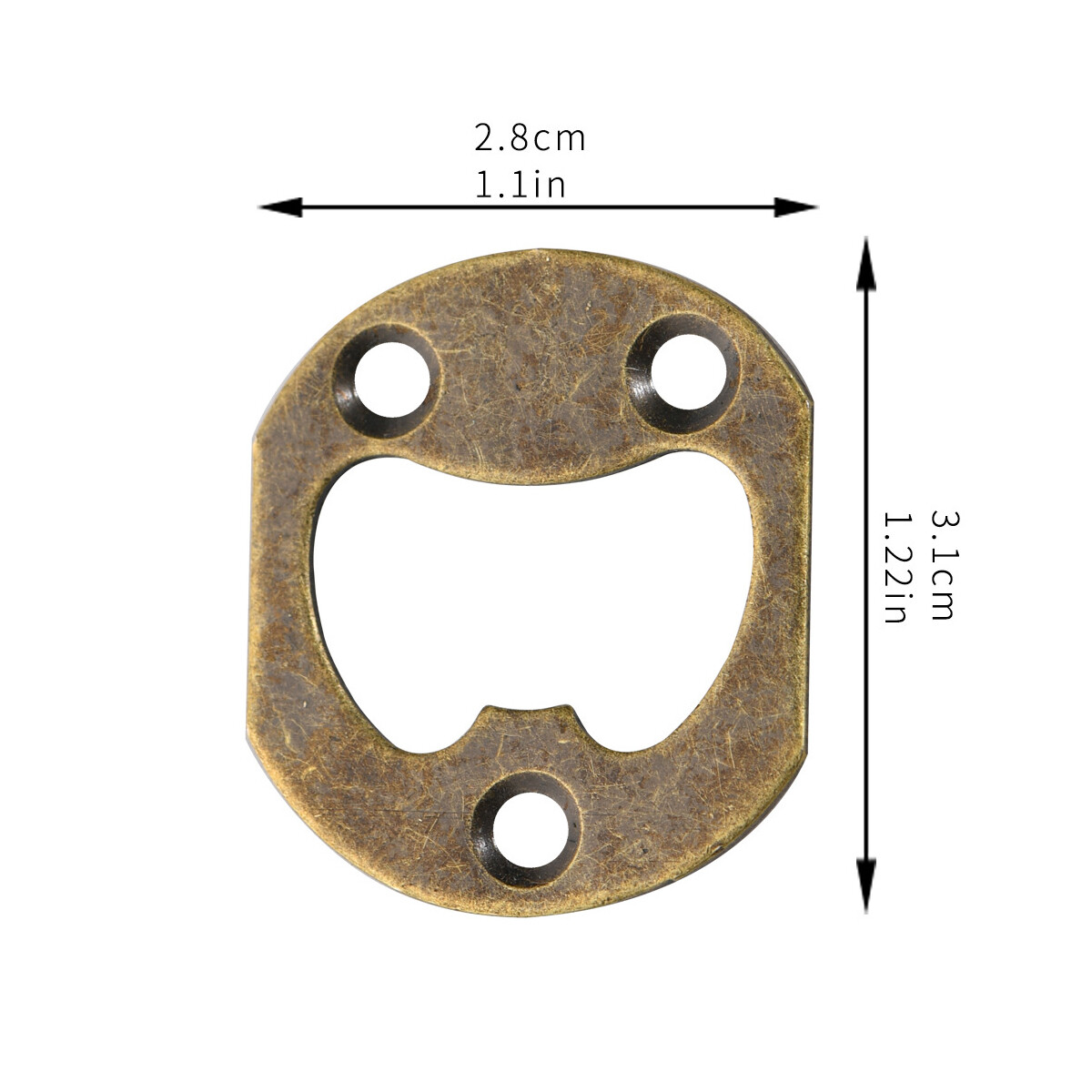 5PC Beer Bottle Opener Insert 31*28mm Hotel Bar Restaurant C