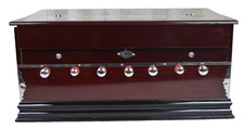 Harmonium 7 Stopper Double Bellows 39 Buttons 440Hz Indian Musical Device