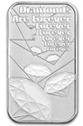 2022  007 James Bond Diamonds are Forever UK 1 oz  .999 Silver Bar