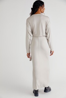free people alyssa long sleeve wrap dress Free People + Alyssa Long Sleeve Wrap Dress