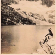 RPPC Lake McArthur Yoho National Park British Columbia Canada Unposted Postcard