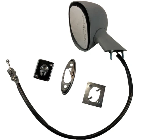 1978 - 1982 Corvette Sport Mirror in Primer + REMOTE RH Right Passenger Side NEW