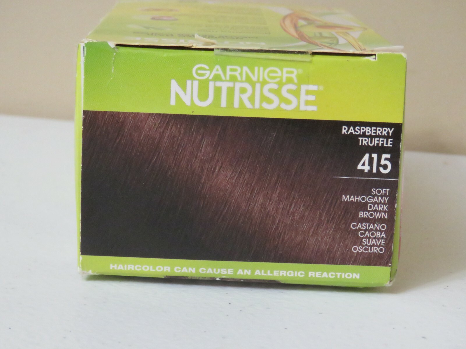 GARNIER NUTRISSE NOURISHING COLOR CREME 415 RASPBERRY TRUFFLE MAHOGANY DRK BROWN