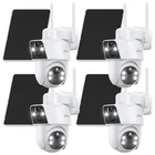 ANRAN Wireless Solar Battery Security Cameras Dual-Lens WiFi Color Night Vision