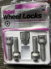 McGard Wheel Lock Bolt Set - 4pk. (Radius Seat) M14X1.5 / 17mm Hex / 45.0mm