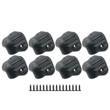 8PCS Black Speaker Cabinet Corner Protectors for Audio Equipment