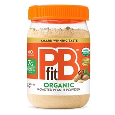PBfit 8 Ounce Organic Peanut Butter Powder,  60 calories, 87% less fat