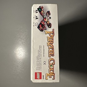 LEGO 3840 PIRATE CODE Set BOARD GAME 100% COMPLETE w/ MANUALS & SKELETON MINFIG