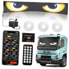 52x7.48 Inch Devil Eyes for Windshield - LED Eyes Lights - 1pcs