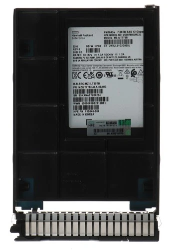 P36644-001 HPE Hotswap 7.68TB 7.2K rpm SSD 12G 3.5