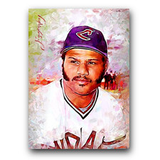 Chris Chambliss #2 Art Card Limited 36/50 Edward Vela Signed (Cleveland Indians)