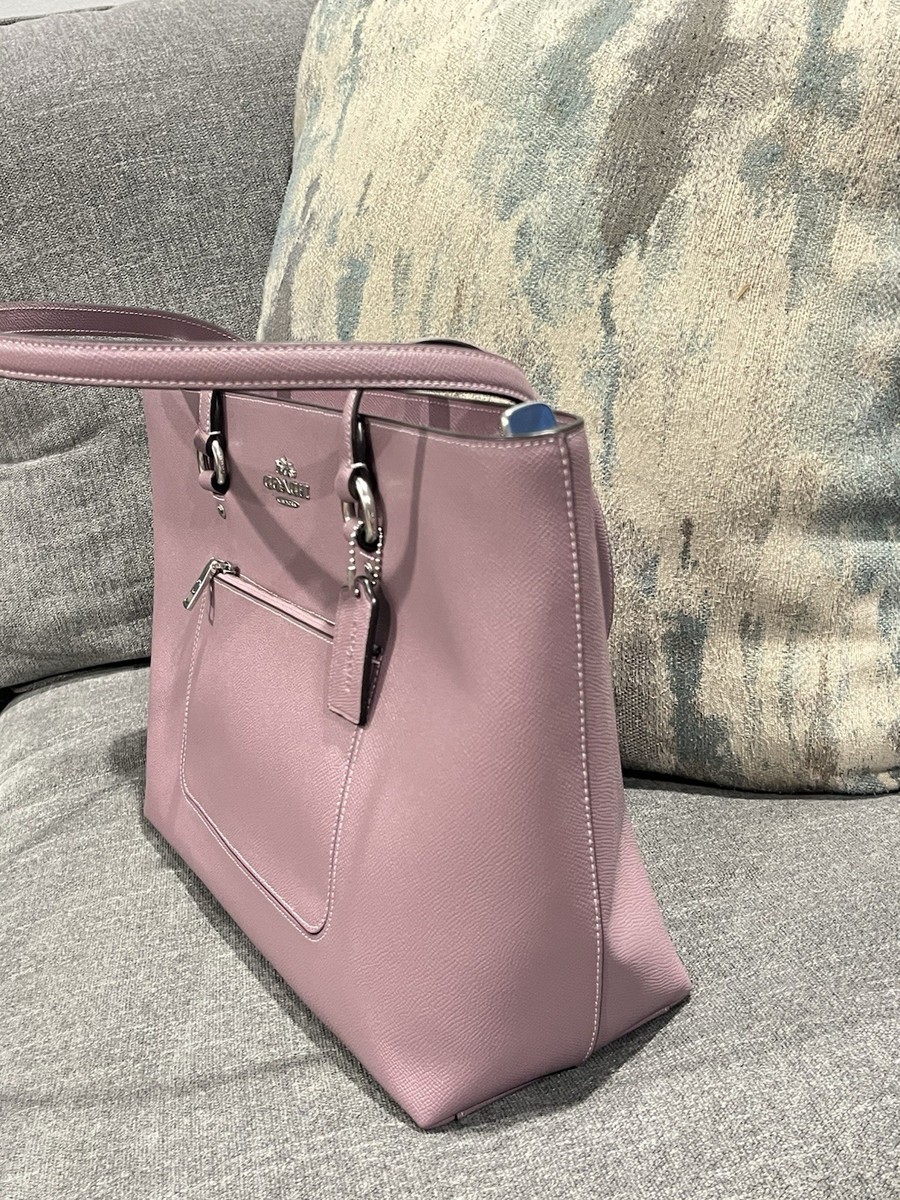 ジェラ。COACHバッグ COACH Station Tote Bag Crossgrain leather Silver JASMINE CCD71 | eBay