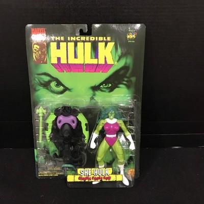 Marvel Comics: The Incredible Hulk: She Hulk Figure Gamma Cross Bow 1996 Toy Biz