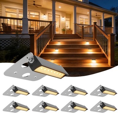 4 Inch 3W LED Retaining Wall Lights 12V-24V Low Voltage 2700K Outdoor Step Light