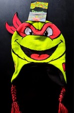 Teenage Mutant Ninja Turtles TMNT Raphael Beanie Knit Winter Hat NEW Nickelodeon