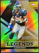 2022 Panini Prestige Football #LL-29 Clinton Portis Living Legends Broncos