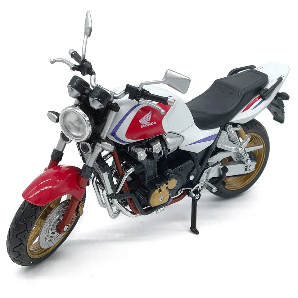 1:12 Honda CB1300SF Motorcycle Model Diecast Toy Vehicle for Boys Adults Red - Image 4 of 4