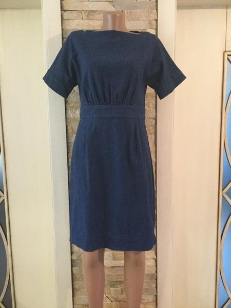 Women COS Dress Navy Denim 36