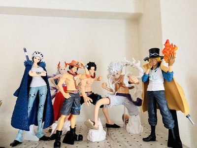 One Piece Figure Lot Luffy Ace Sabo Yamato Collectible Japan Anime Authentic