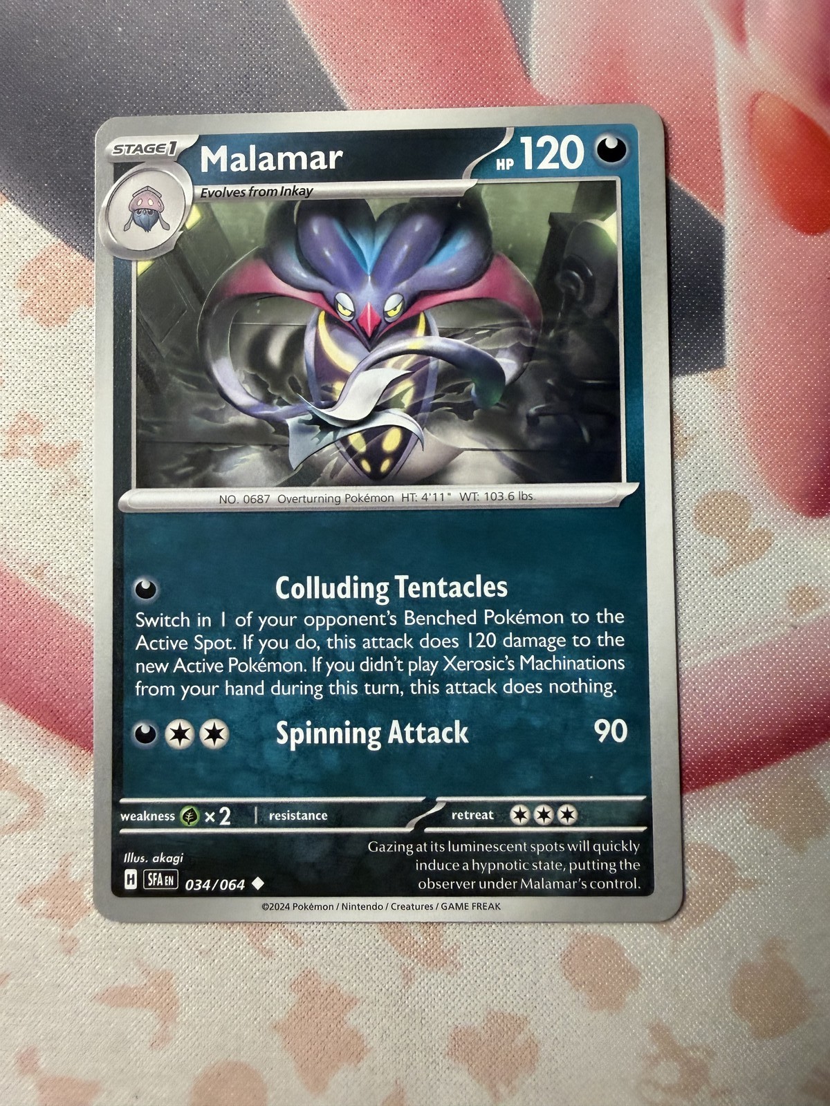 Malamar Uncommon SV: Shrouded Fable 034/064 NM English