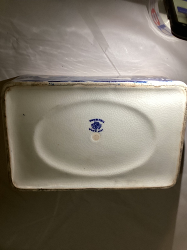 Scatola frigorifero vintage Moriyama salice blu con coperchio - Foto 6 di 14