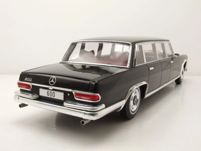 MODELCAR - Voiture de 1969 couleur noire – MERCEDES 600 W100 - 1/18 - MOD18187 - Photo 2/4