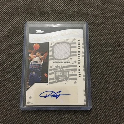 2006-2007 Topps All-Star Rally Vince Carter Autograph - Jersey /199