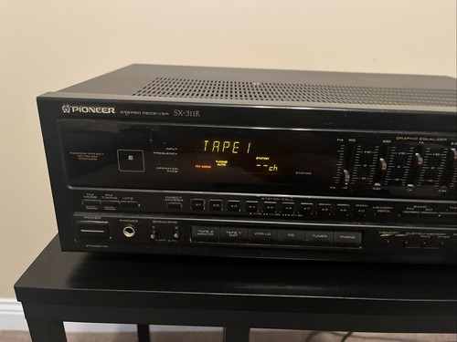 Pioneer SX-311R AM/FM Stereo Receiver Built-In Graphic Equalizer WORKS NO REMOTE - Picture 6 of 10