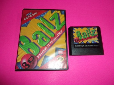 Ballz 3D (Sega Genesis) Case & Cartridge