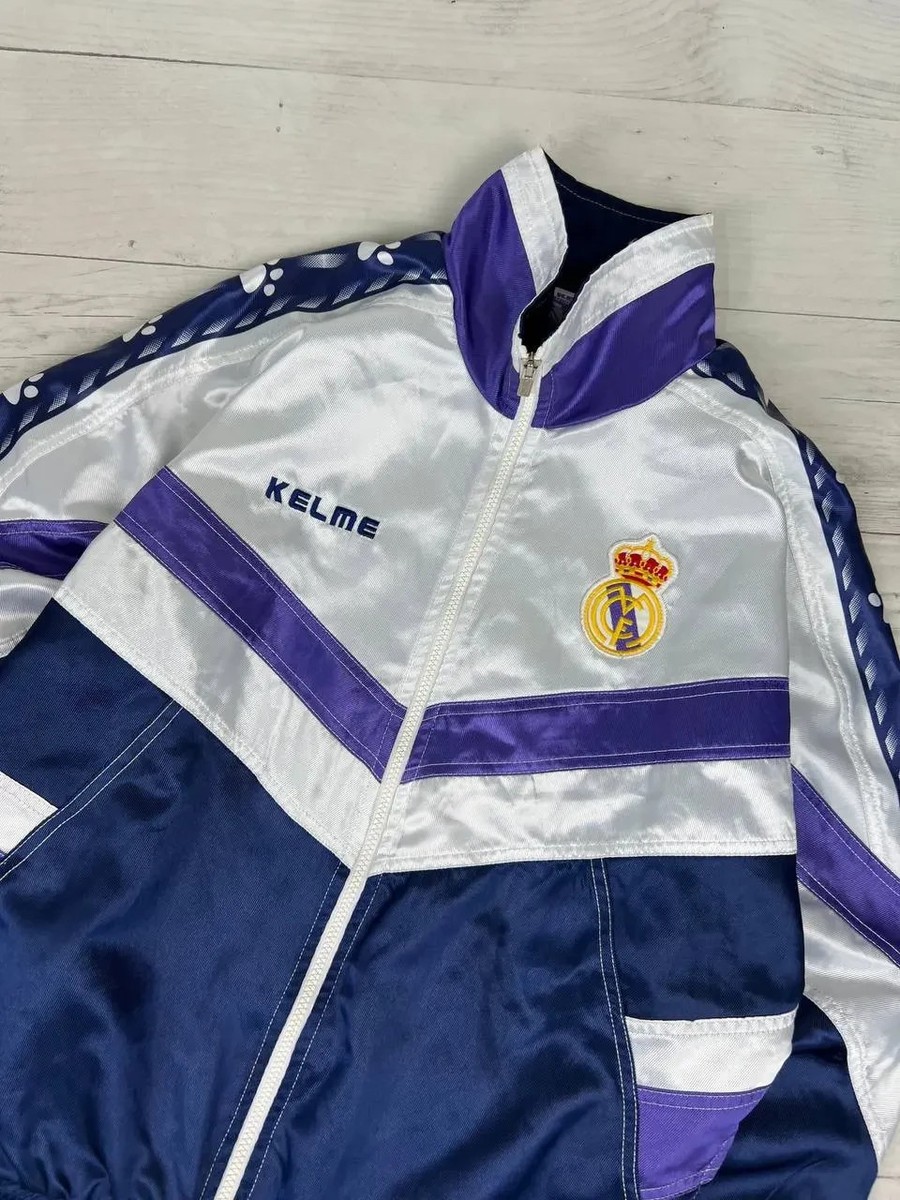 90s レアルマドリード KELME トラックジャケット【2XL】スペイン製 Kelme Real Madrid 1996 1997 Football Track Jacket Soccer Men Size