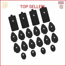 TENS Unit Electrode Pads NURSAL 20 Pack 3.5mm Snap EMS Replacement Pads for Elec