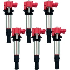 IGNITION COIL UF375 12629037 SET OF 6 COMPATIBLE WITH Buick Allure Enclave La...