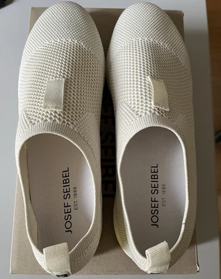 JOSEF SEIBEL Damen Slipper Caren 66 Slip-On Stoff Weiß EU 39 - Bild 1 von 4