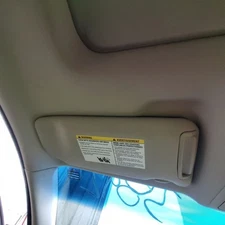 Driver Left Sun Visor Sedan With Illumination Fits 09 ALTIMA 1036165