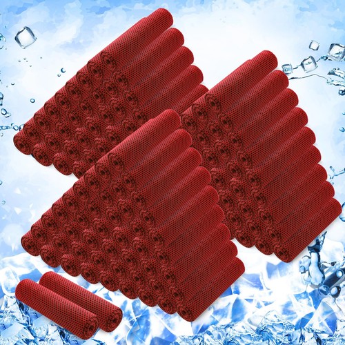 150 Pack Cooling Towels Bulk 40 x 12 Inch Large Chilly Breathable Sweat Sport...