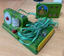MODERN TOYS JAPAN VINTAGE TIN BATTERY OPERATED MOBILE COMMUNICATION SET MORSE