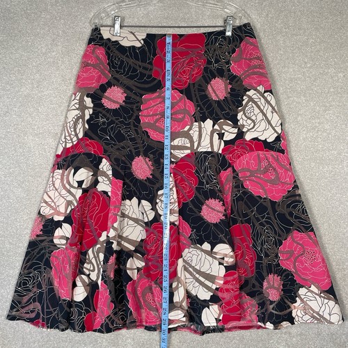 Falda midi para mujer M&S Per Una forrada floral talla Uk16 ligera - Imagen 5 de 8