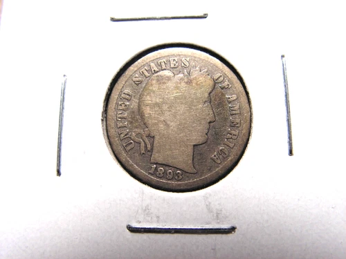 1893 - S Barber Dime