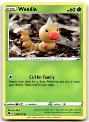 Weedle 002/073 Champion's Path Common