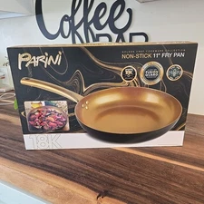 Parini Non-Stick 11" Fry Pan Golden Chef Cookware Collection Oven Safe