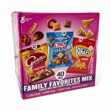 Bugles, Chex Mix + Gardetto Variety Pack Snack Bags - 40 Pack