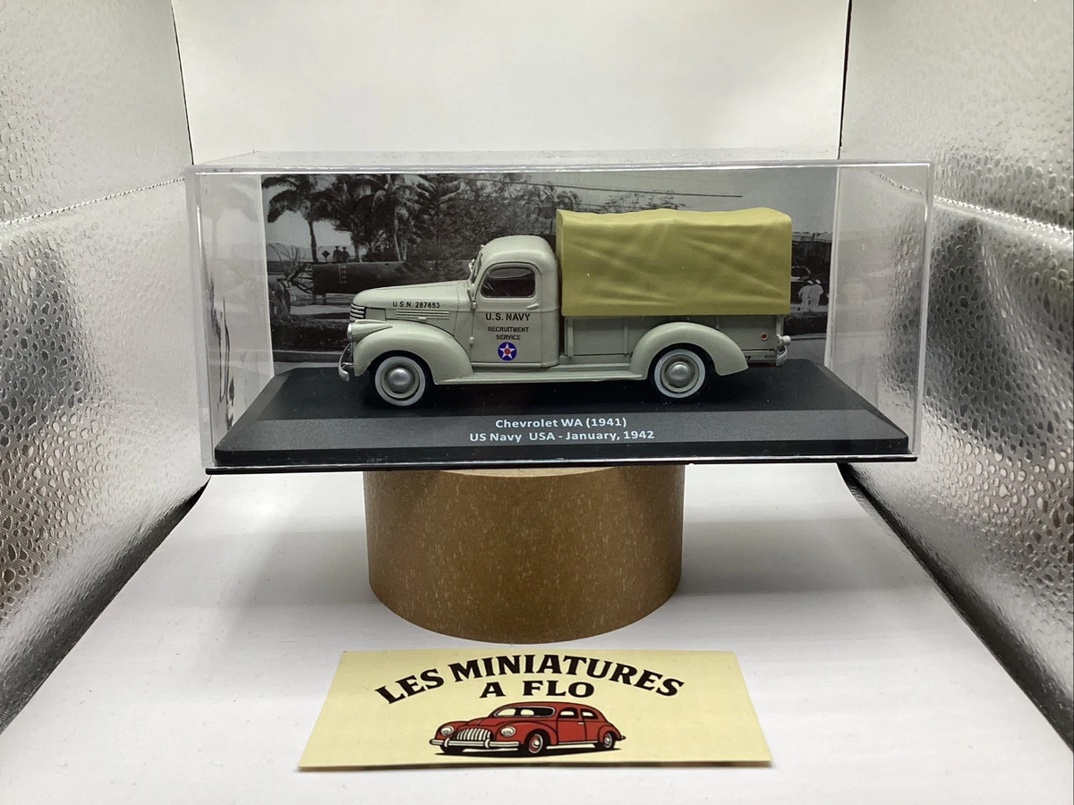 Miniature 1/43 – Chevrolet C8A HUW Canadien – Normandie 1944 – Zamac – Édition Limitée (Occasion)