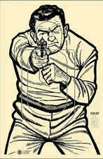 Action Target ICE-QT Customs Immig Qualification Targets 23" x 35" 25/50/100 Ct