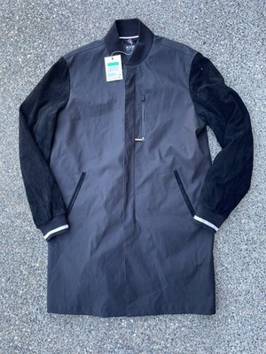 Nike NSW MADE IN ITALY DESTROYER TRENCH COAT BLACK 503681-010 XL JACKET RARE