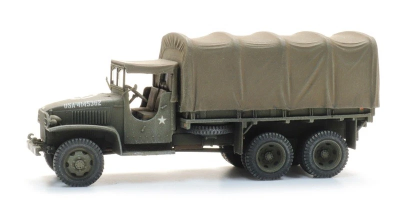 Artitec 6870731 - 1/87 / H0 US GMC CCKW-353 US Army Cargo Avec Toit - Neuf - Photo 1/1