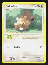 Pokemon Bidoof 73/123 Common Mysterious Treasures (LP) on eBay