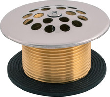 Trip Lever Chrome Plated Brass Bath Drain Assembly with Drain Washer, 1-1/2 Inch