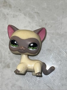 Littlest Pet Shop LPS #1120 Shorthair Chat - Authentique Hasbro - État Parfait